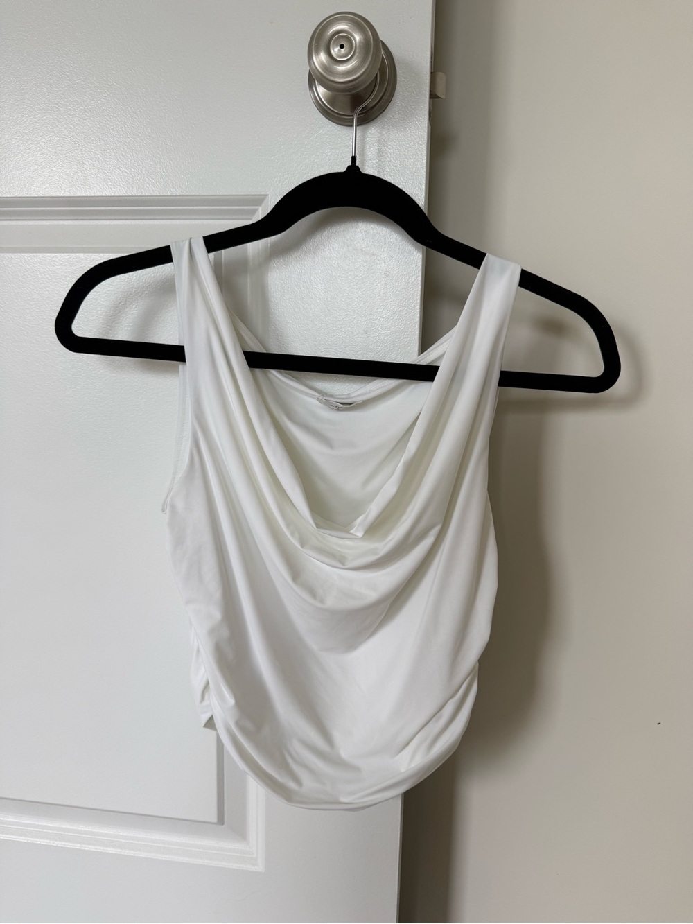 Wilfred White Cowl Neck Top